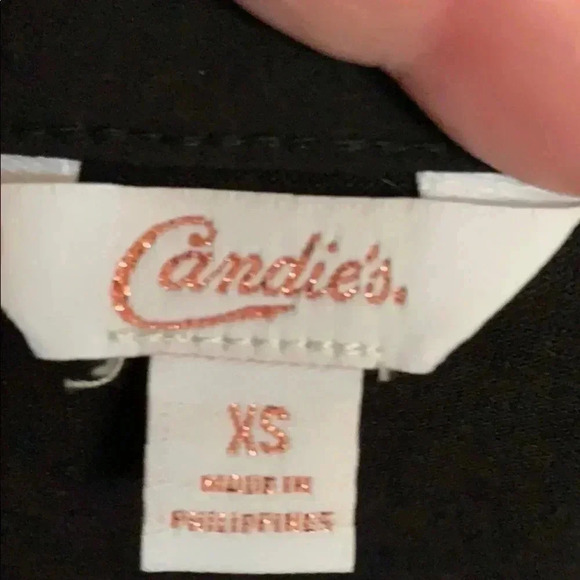 Candies black with a little bling tank top size XS - Picture 2 of 3